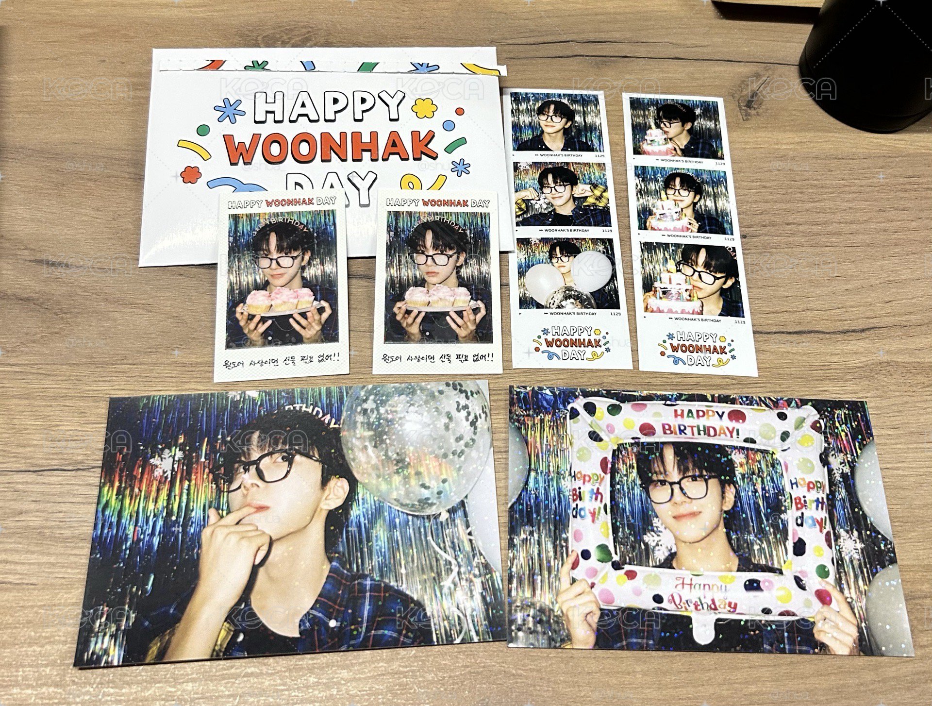 WOONHAK生日明信片組