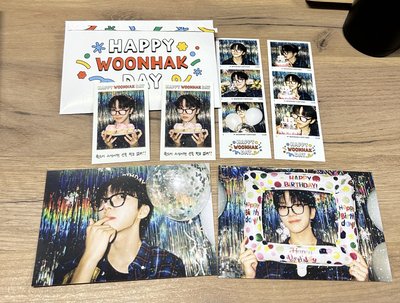 WOONHAK生日明信片組