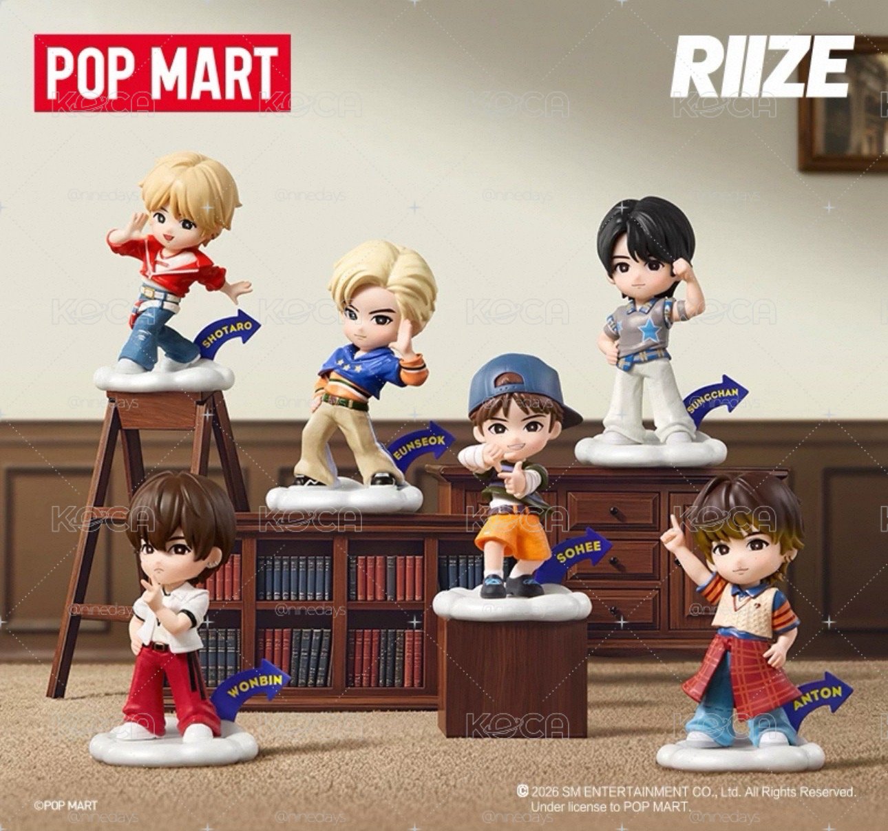 pop mart x RIIZE 確認款