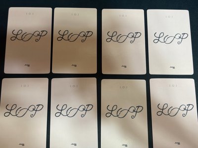 售 IOI 迷你三輯 "I.O.I : LOOP"JumpUp 通路特典小卡 成套