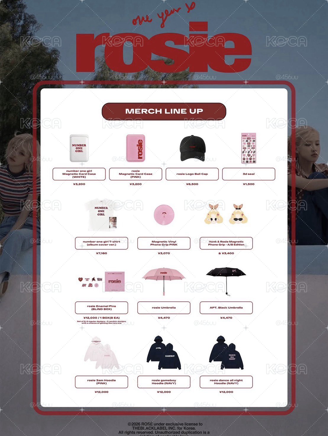 rosie東京快閃