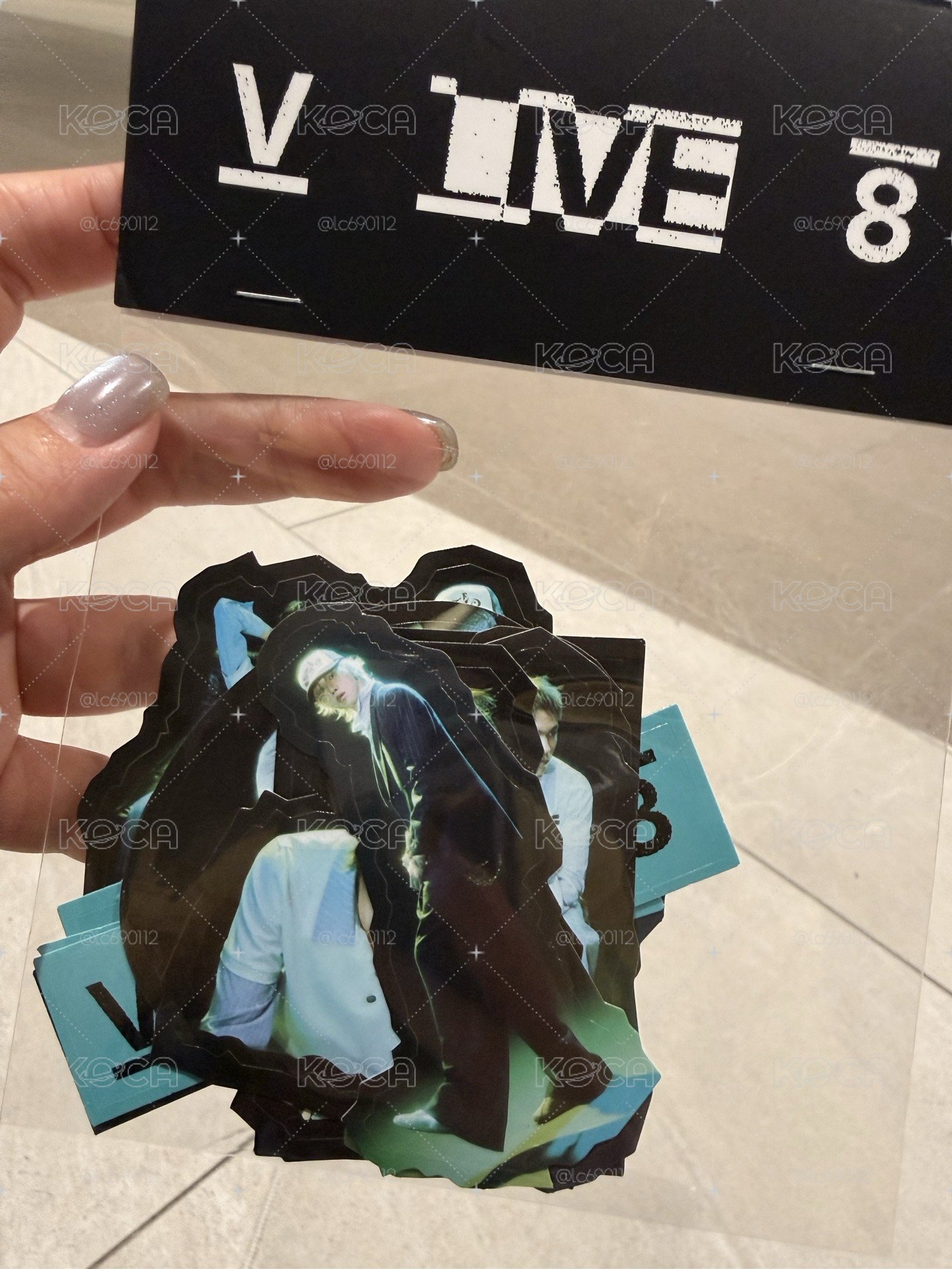 [V8] LIVE 貼紙 