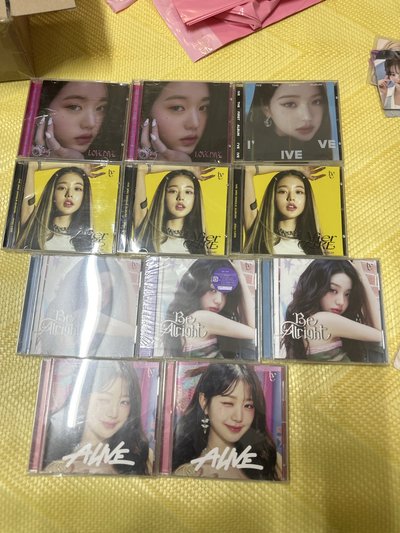 IVE 張員瑛單封空專+小卡（after like be alright alive I’ve love dive)