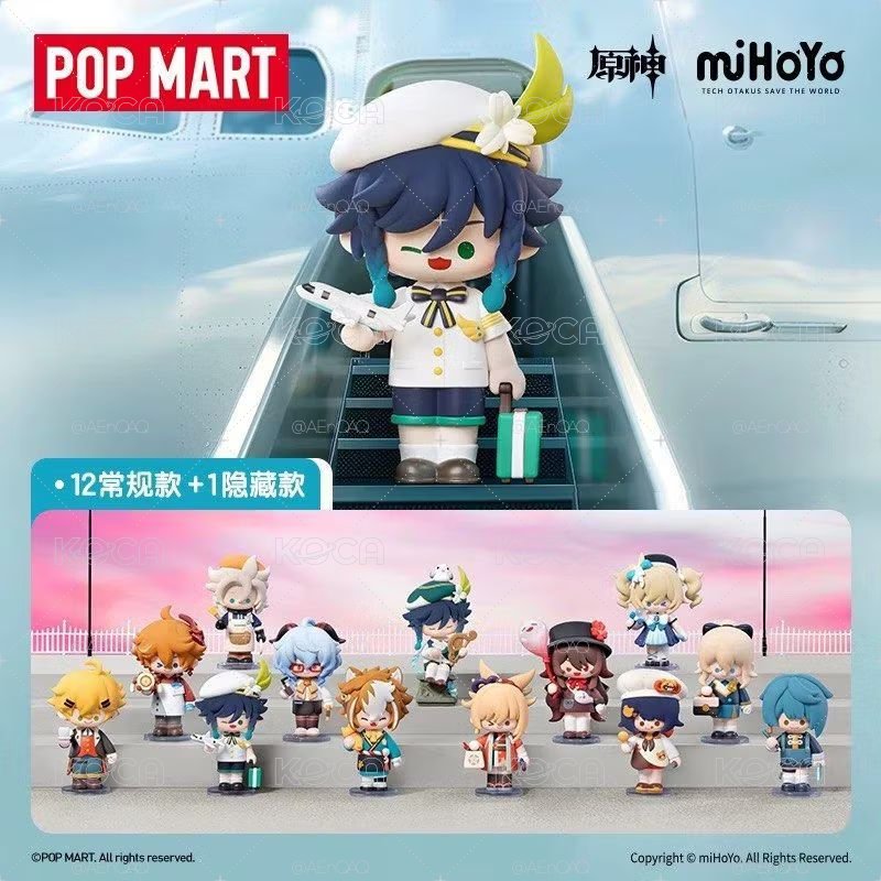 【POP MART 泡泡瑪特】原神變裝漫想主題Q版（胡桃）