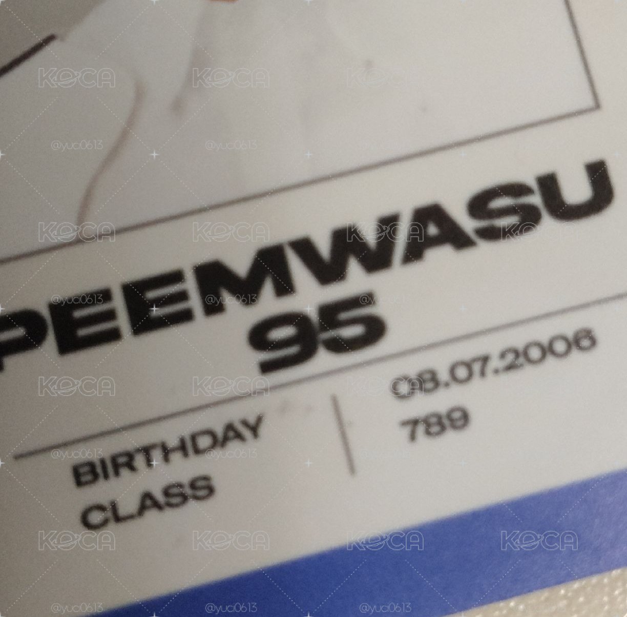 Peemwasu 789 ID卡 