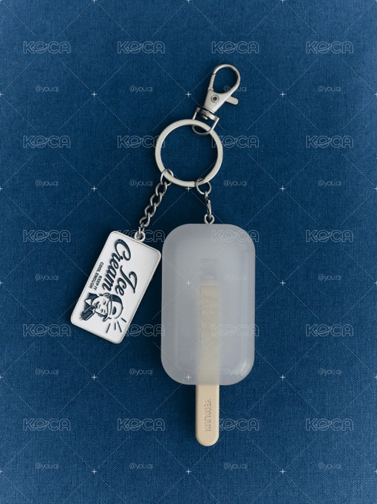 崔然竣part02快閃店 冰棒復古鐵牌吊飾