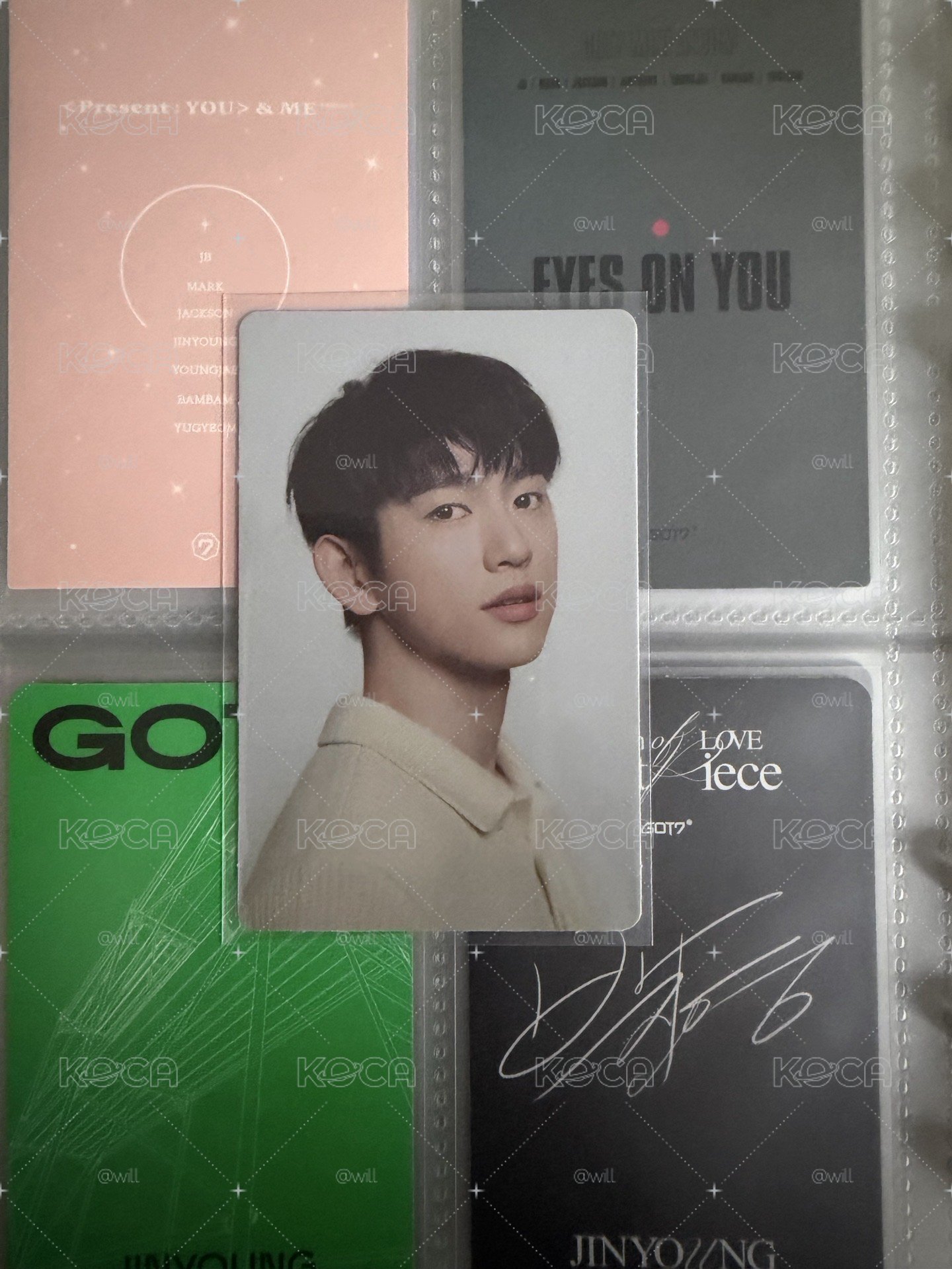 GOT7 Jinyoung 朴珍榮 小卡