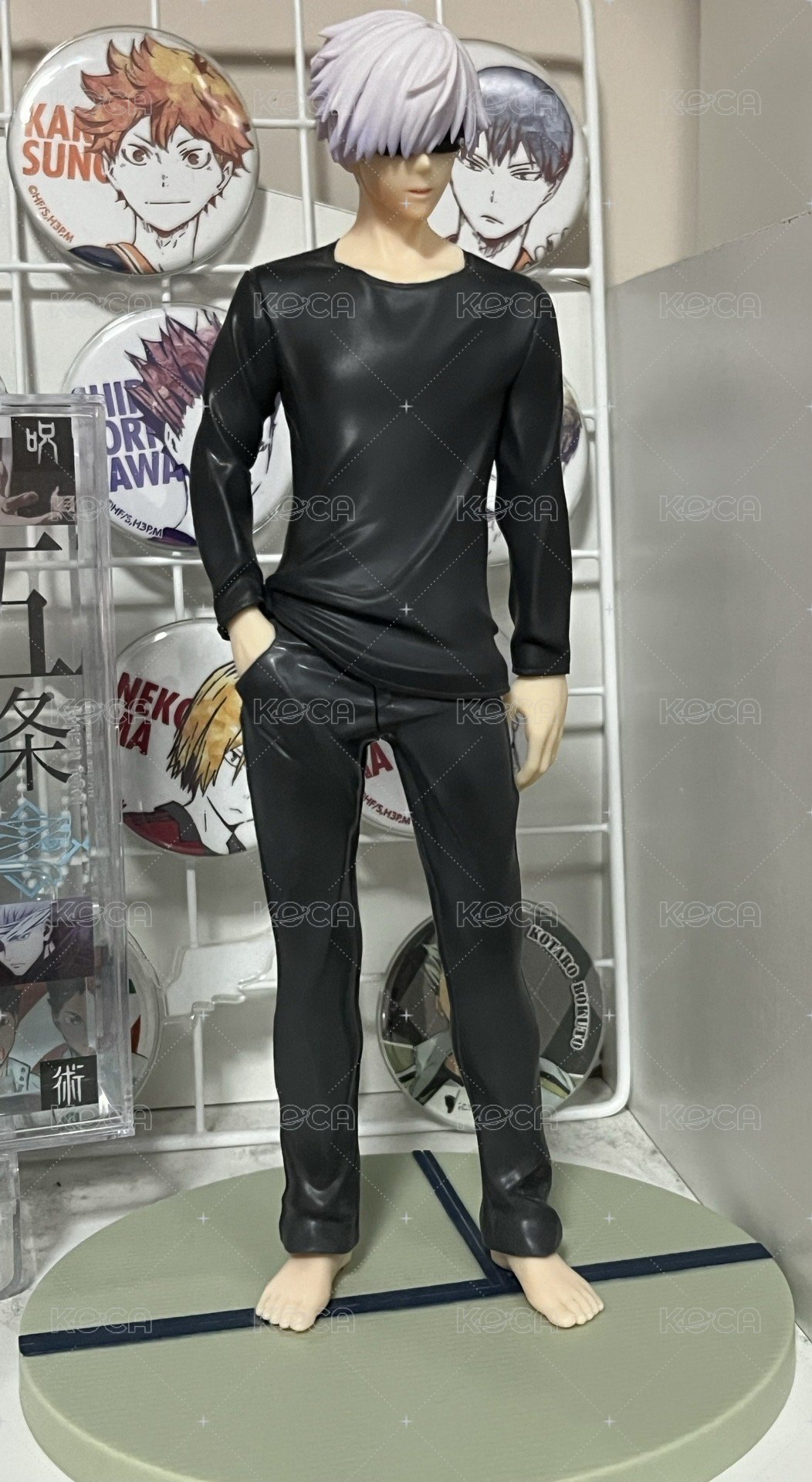 綠色底座悟公仔