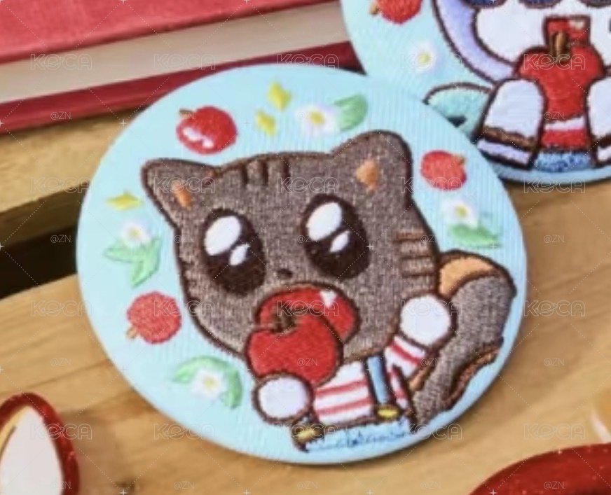 松喵刺繡徽章