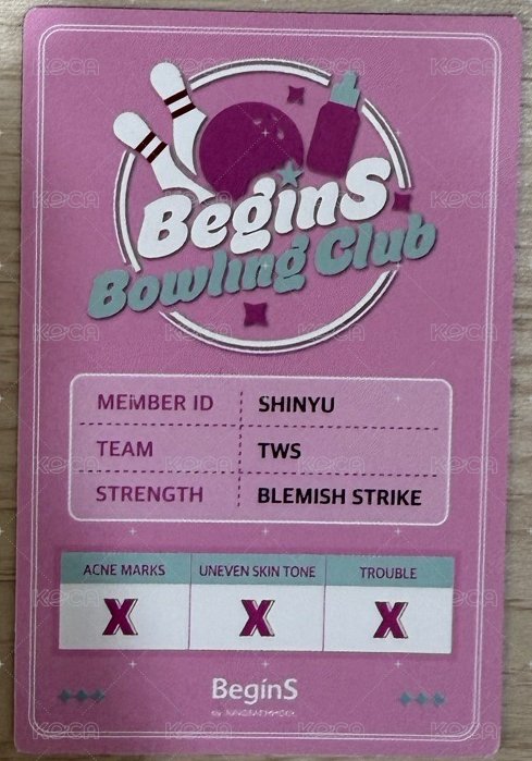 BeginS 3.0 代言卡  背面