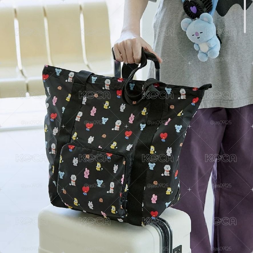 BT21 Travel 初代臉 吊繩娃娃/收納包