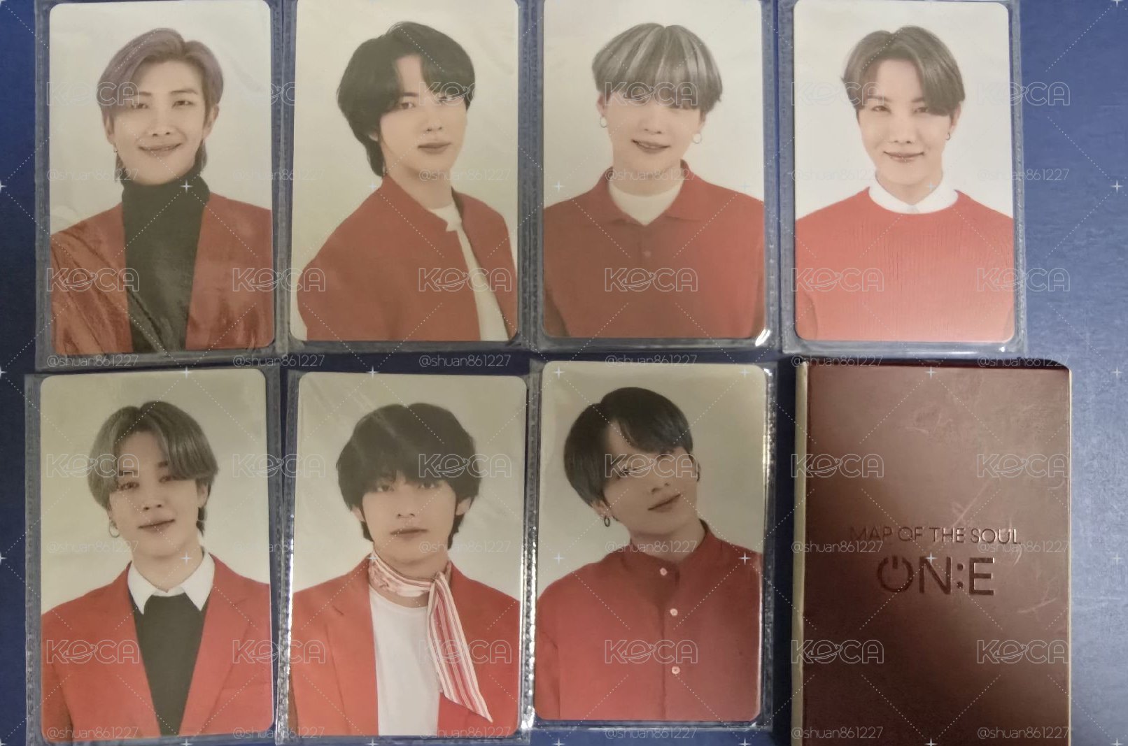 BTS 《MAP OF THE SOUL：ON:E》card ticket一套
