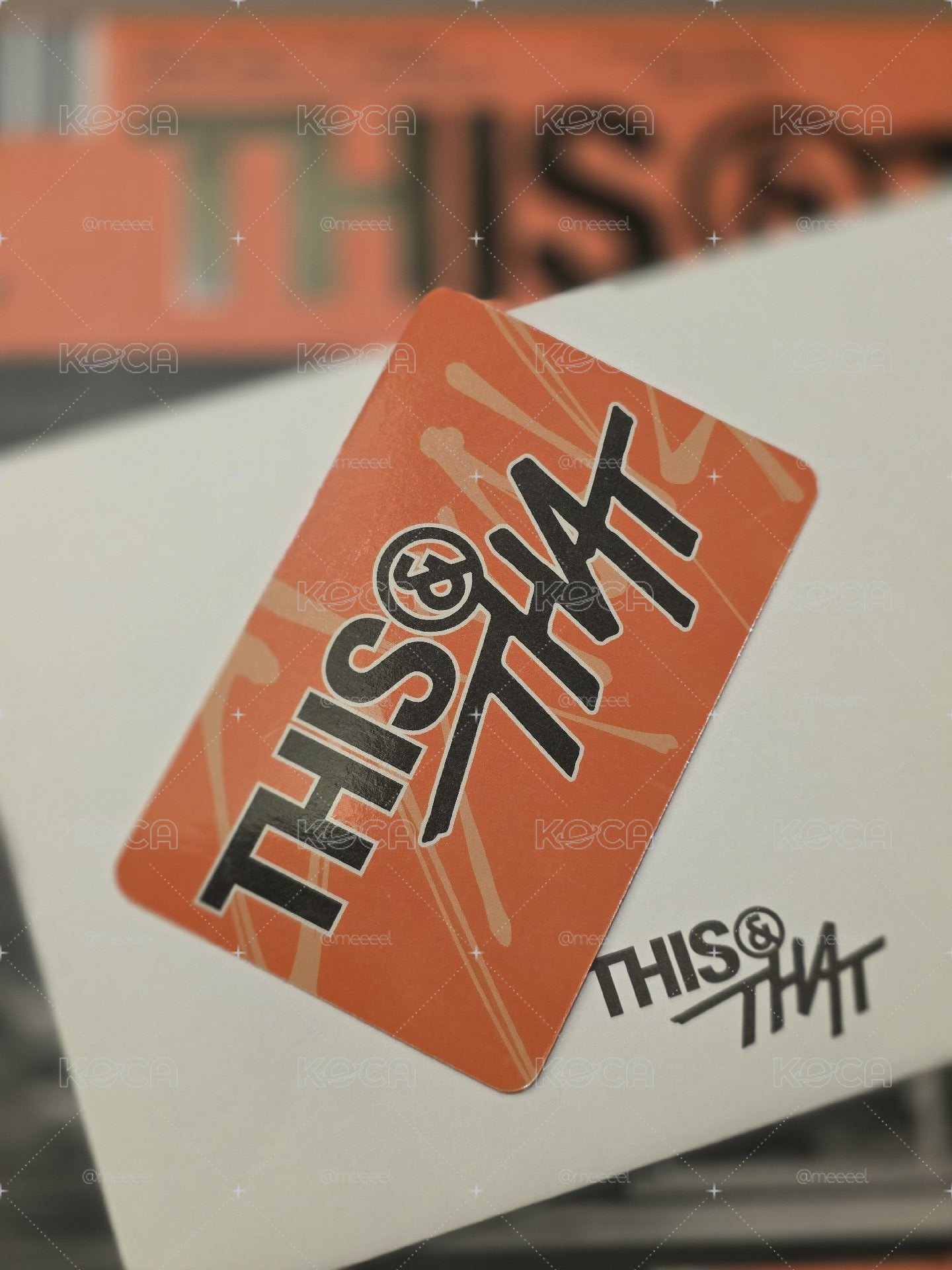 THIS & THAT 專輯卡 THAT ver. 辰菲 雙人卡