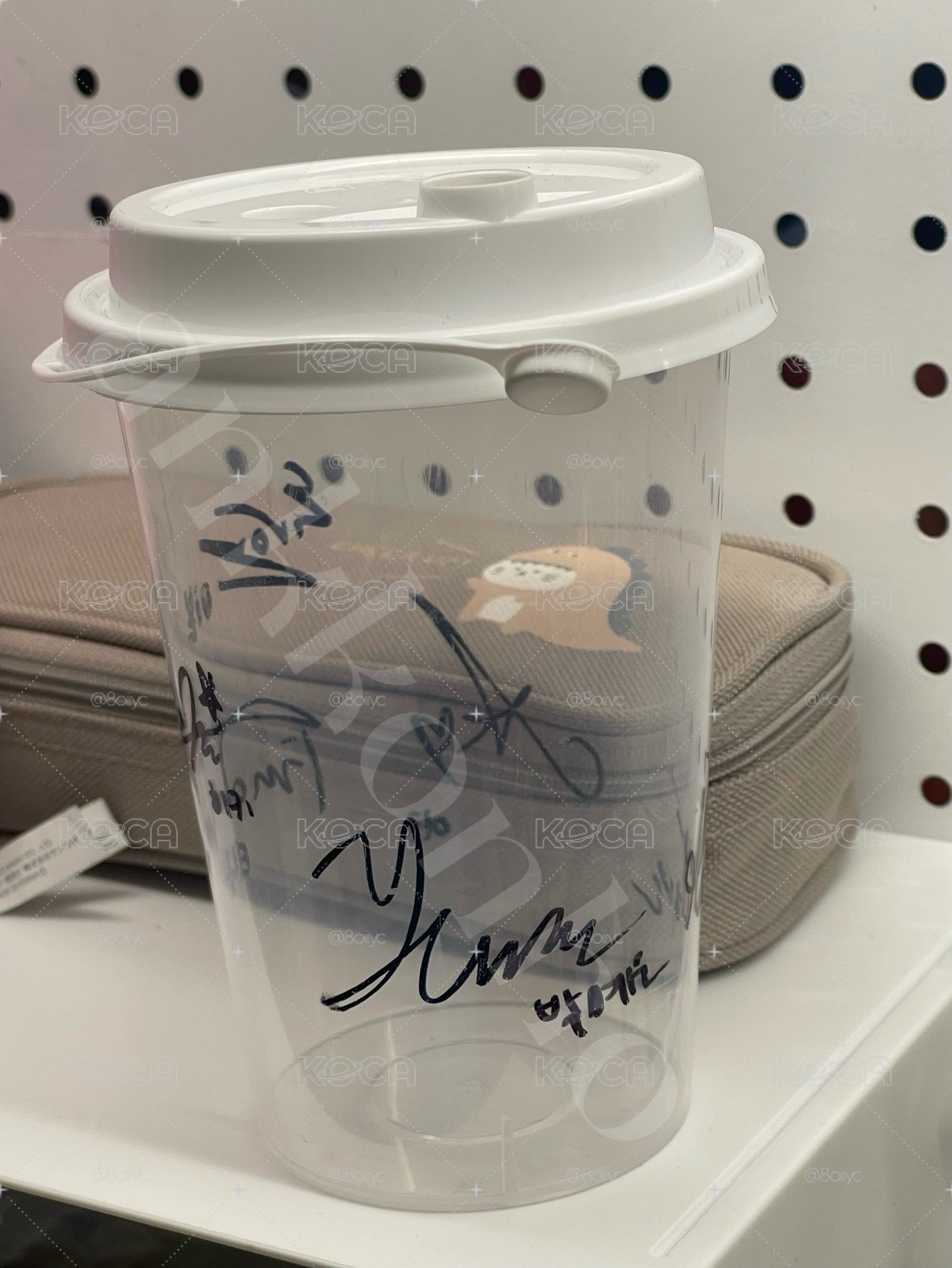 出道簽名杯
