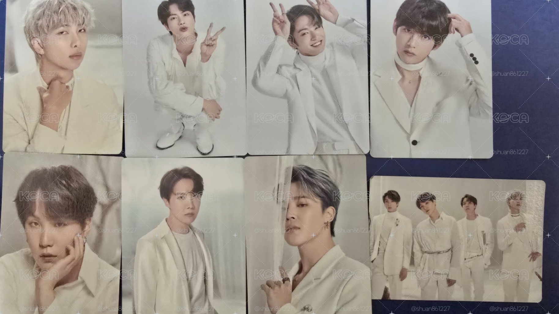 BTS 《THE WINGS TOUR》mini photo card一套