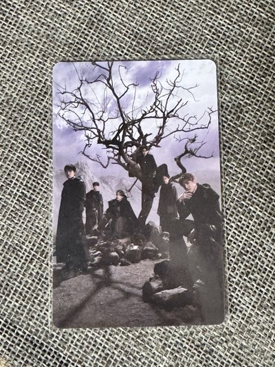 EXO- Reverxe QQ音樂 痛樓2.0 特典卡 團體卡