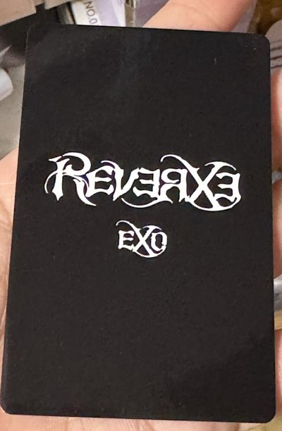 EXO- Reverxe QQ音樂 痛樓2.0 特典卡 團體卡