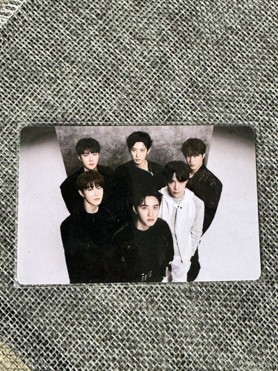 EXO-Reverxe QQ音樂 痛樓1.0 特典卡  團體卡