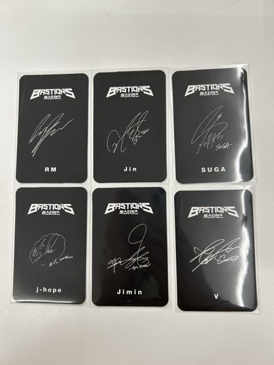 BTS BASTIONS The planet OST 專輯卡 韓版（不拆售）
