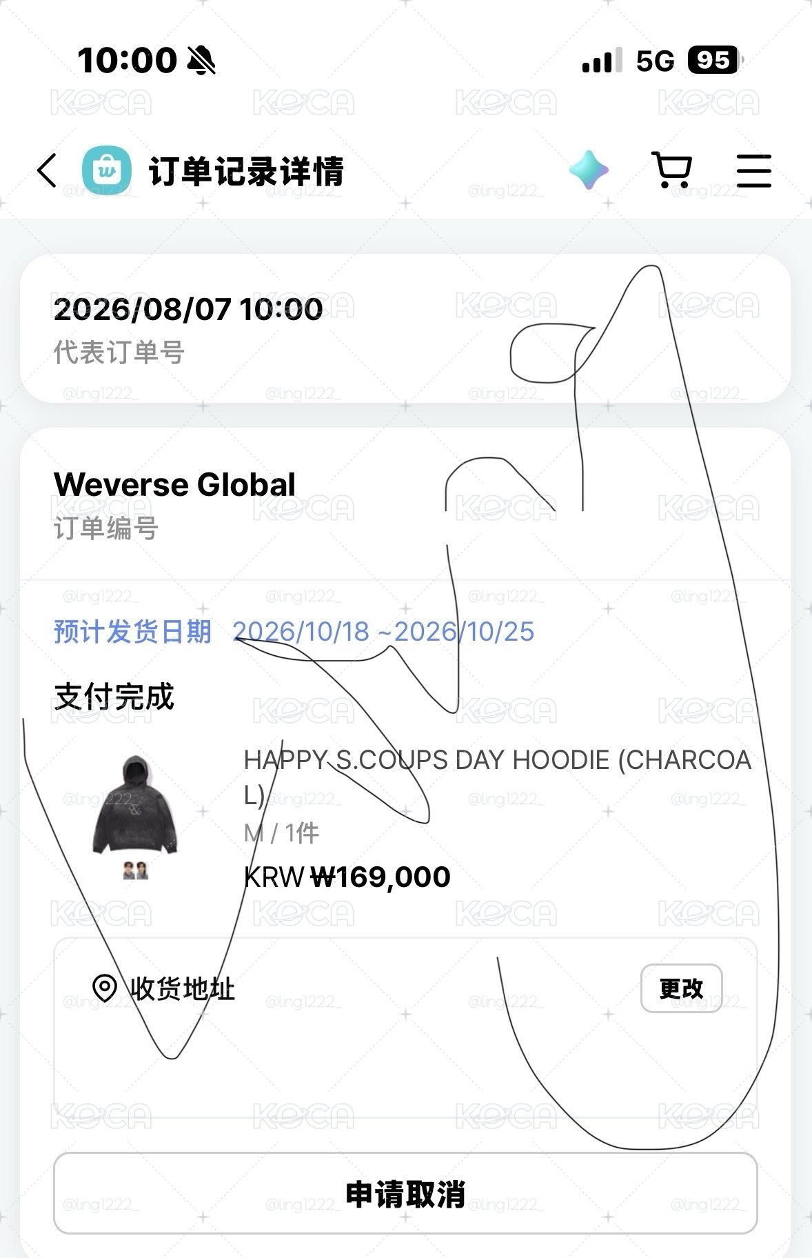 💎一販購入，單小卡無帽T