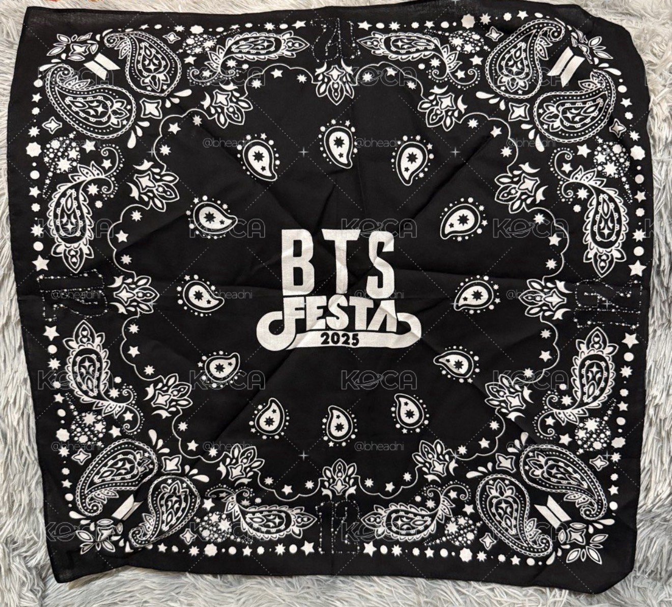 2025 BTS FESTA 小卡+絲巾