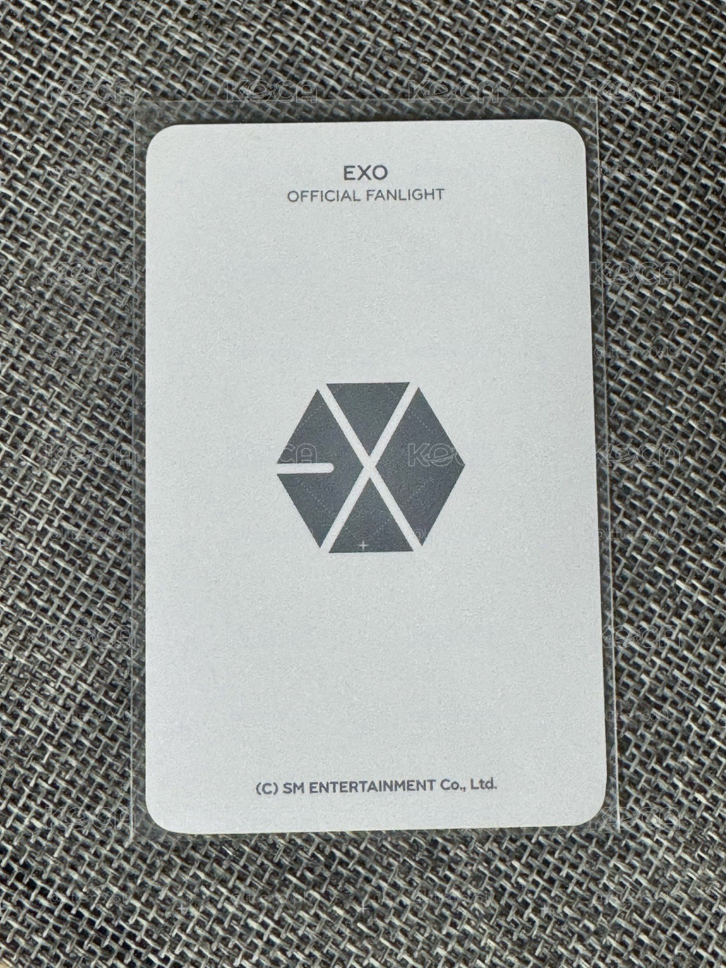 EXO 燦烈愛麗棒手燈小卡