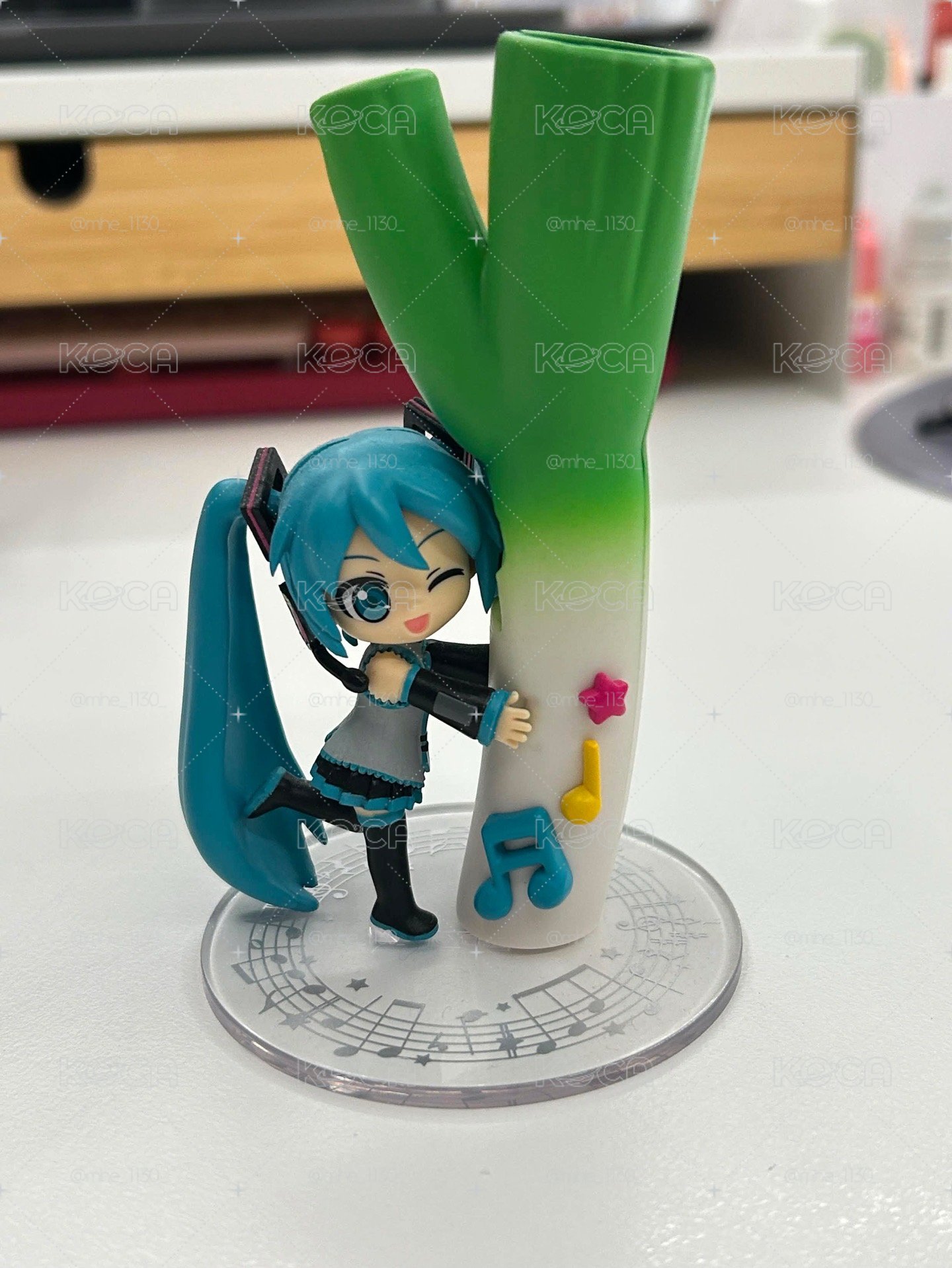 初音未來公仔 可放筆