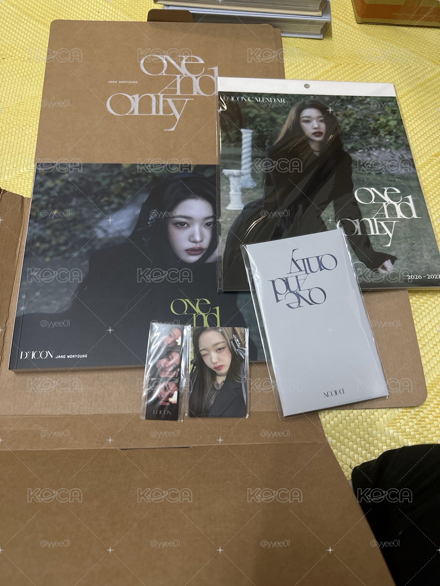 IVE DICON ISSUE N°31: JANGWONYOUNG D社雜誌 wvs 雜誌卡 三格卡