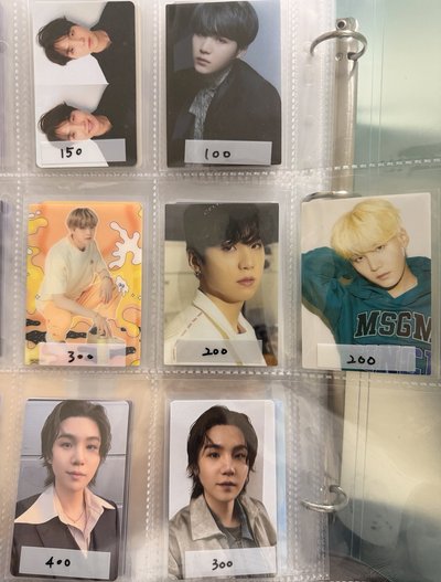 SUGA 日專卡/特典/場限/幸運卡/專卡