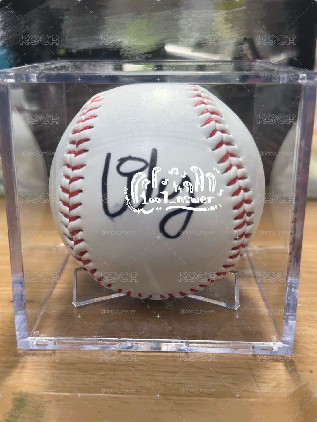 LILY簽名棒球⚾️