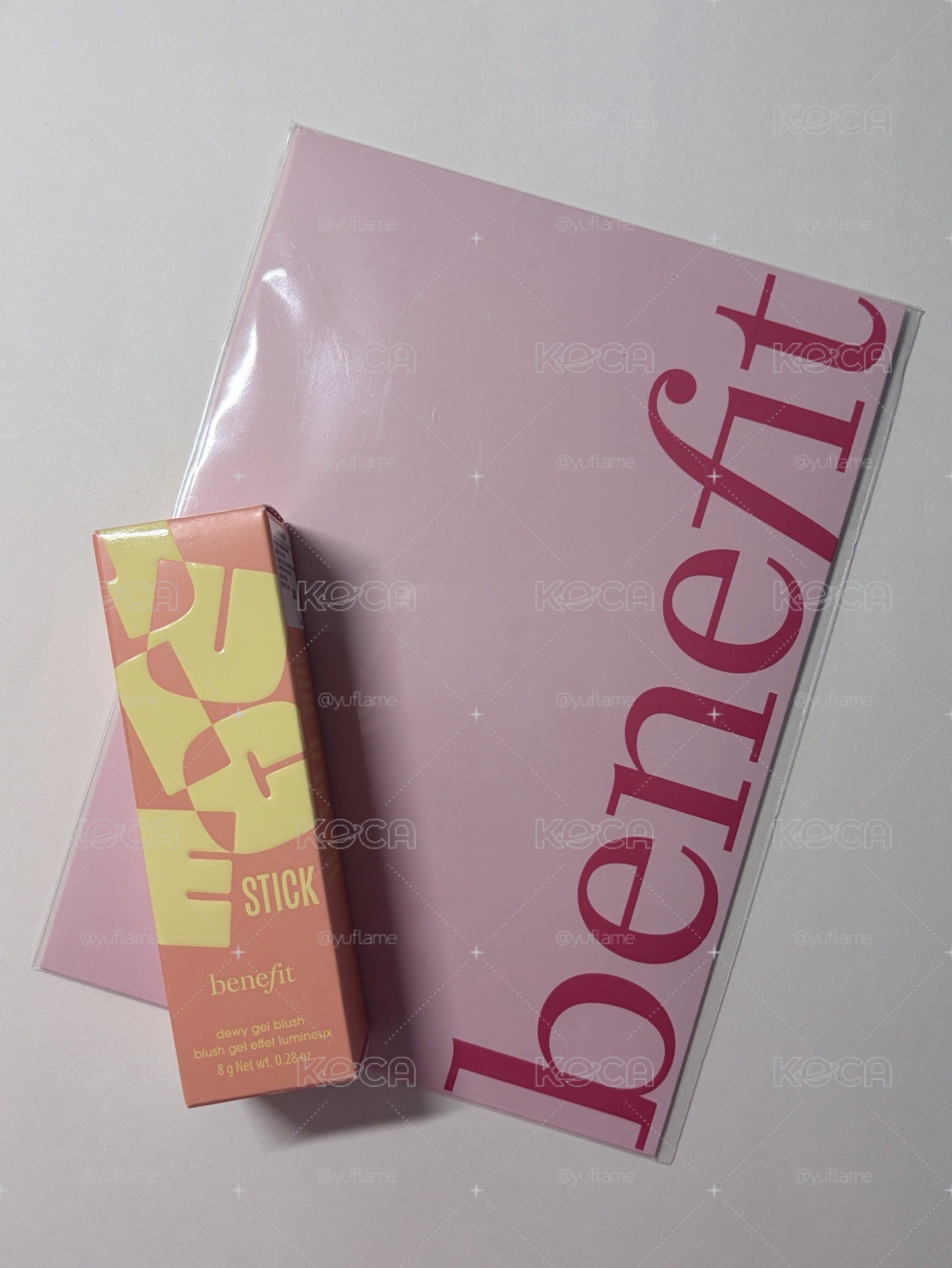 benefit 然竣代言 腮紅棒+證件照