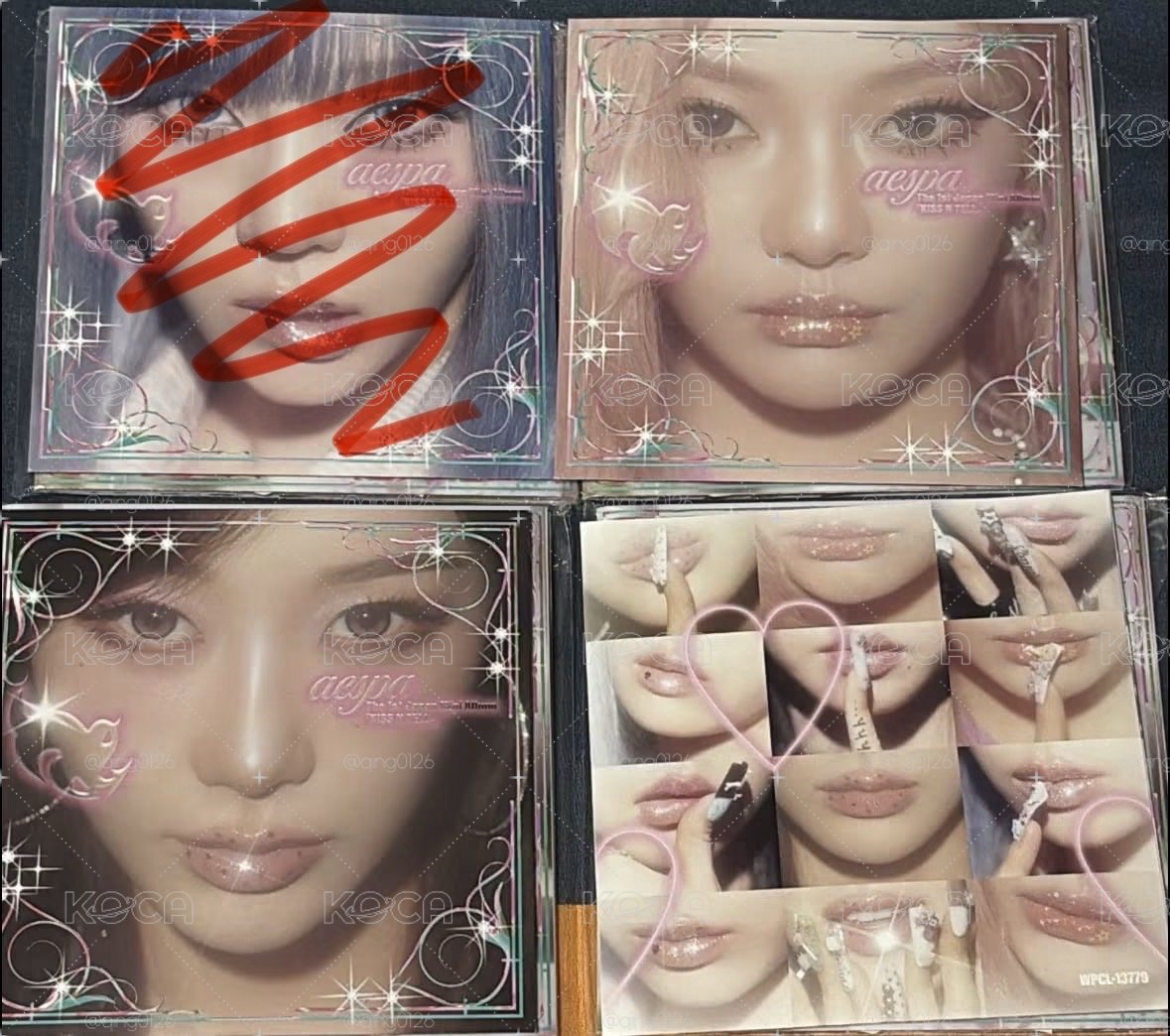 aespa KISS N TELL 華納雙人特典*4+已拆 寧、吉、團封