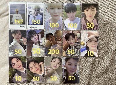 🤍李知勳 Woozi 小卡 專卡