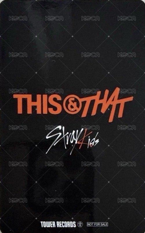 THIS & THAT 塔店 幸運卡  背面