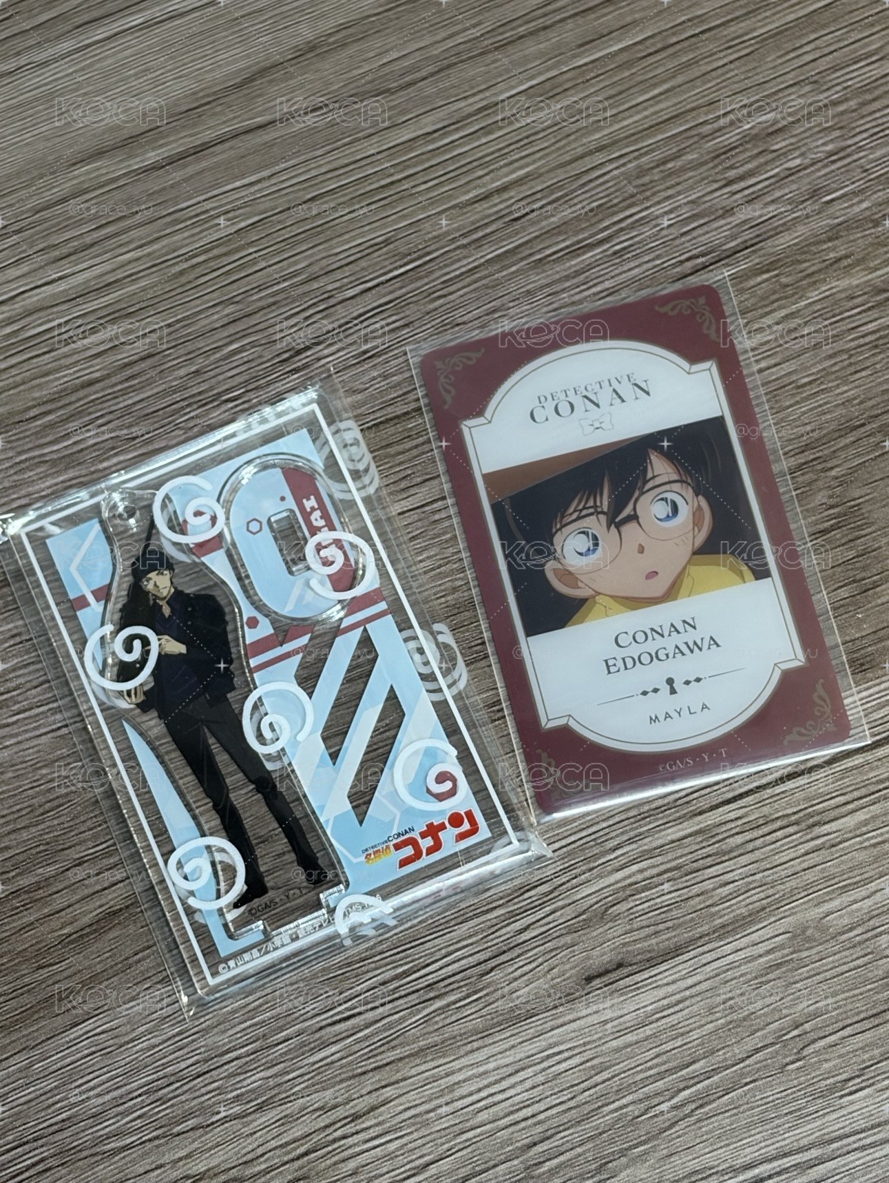 名偵探柯南 赤井立牌 柯南小卡