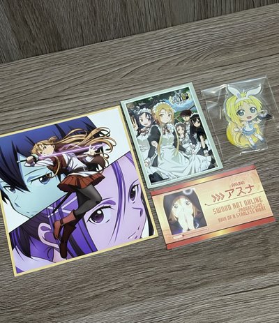 刀劍神域 劇場版色紙特典