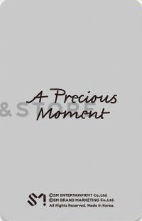 A PRECIOUS MOMENT 周邊卡 卡冊卡 背面