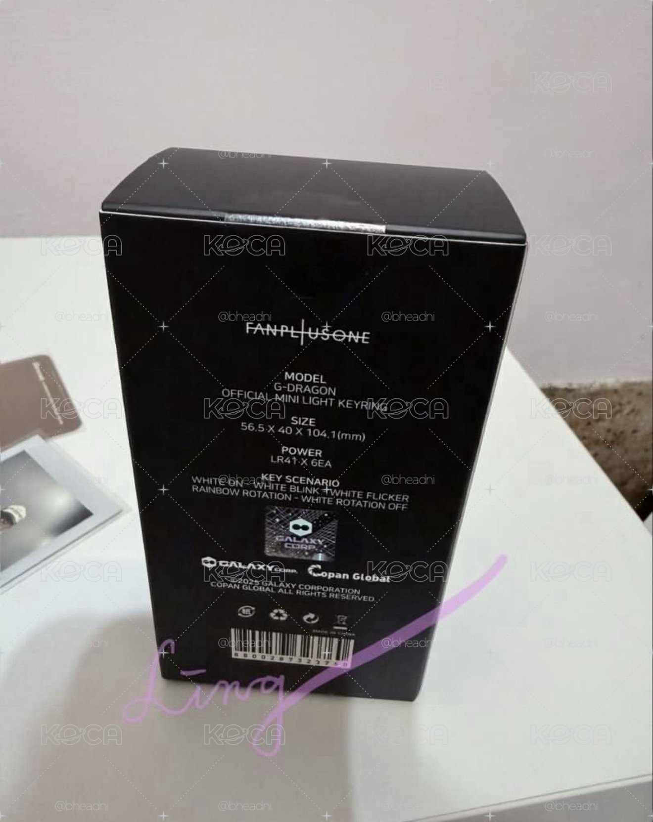 GD 迷你手燈 紫色 台北場
