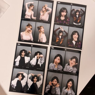QWER snapism 人生四格+小卡