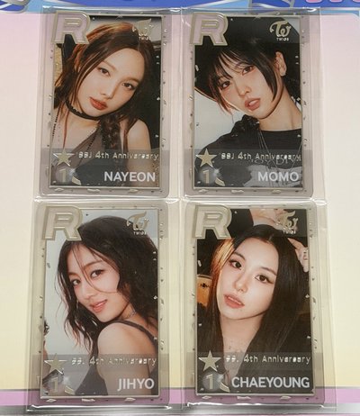 SSJYP 日本四週年 娜璉 MOMO 志效 彩瑛 遊戲卡