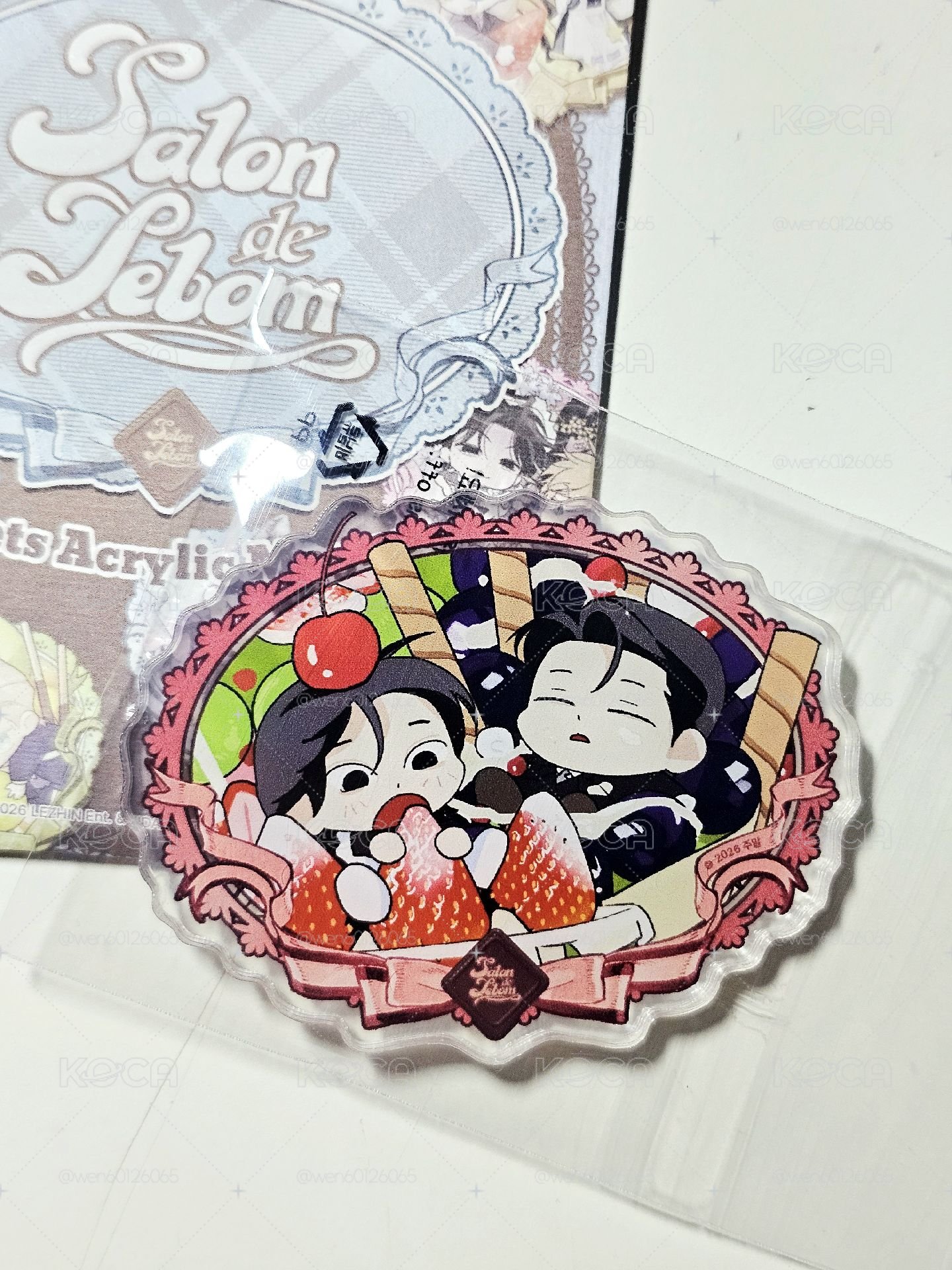 🍧 女僕快閃 Salon de Lebom 甜點立牌 徽章 磁鐵