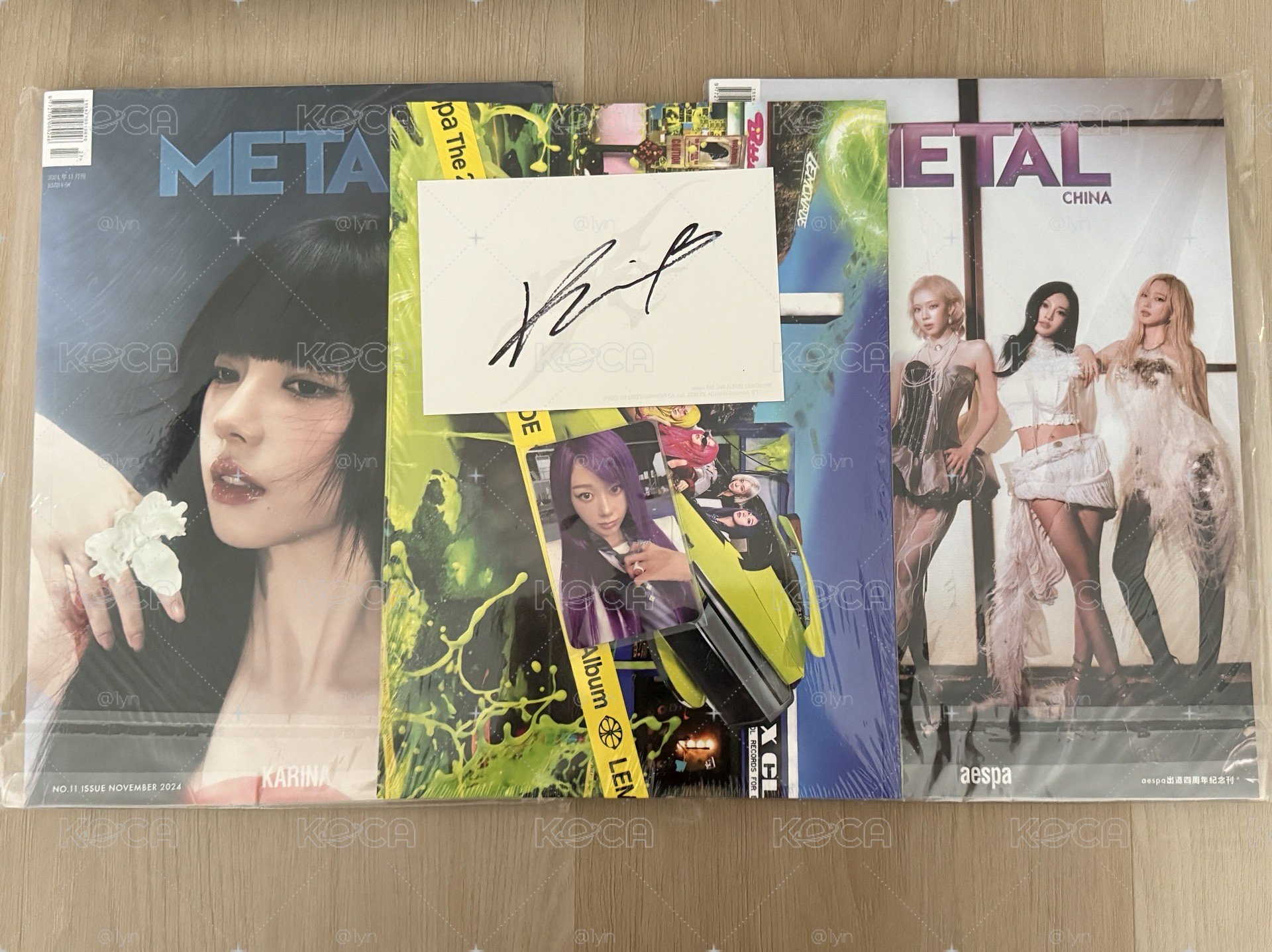 Karina🍋親簽+雜誌（only雜誌）