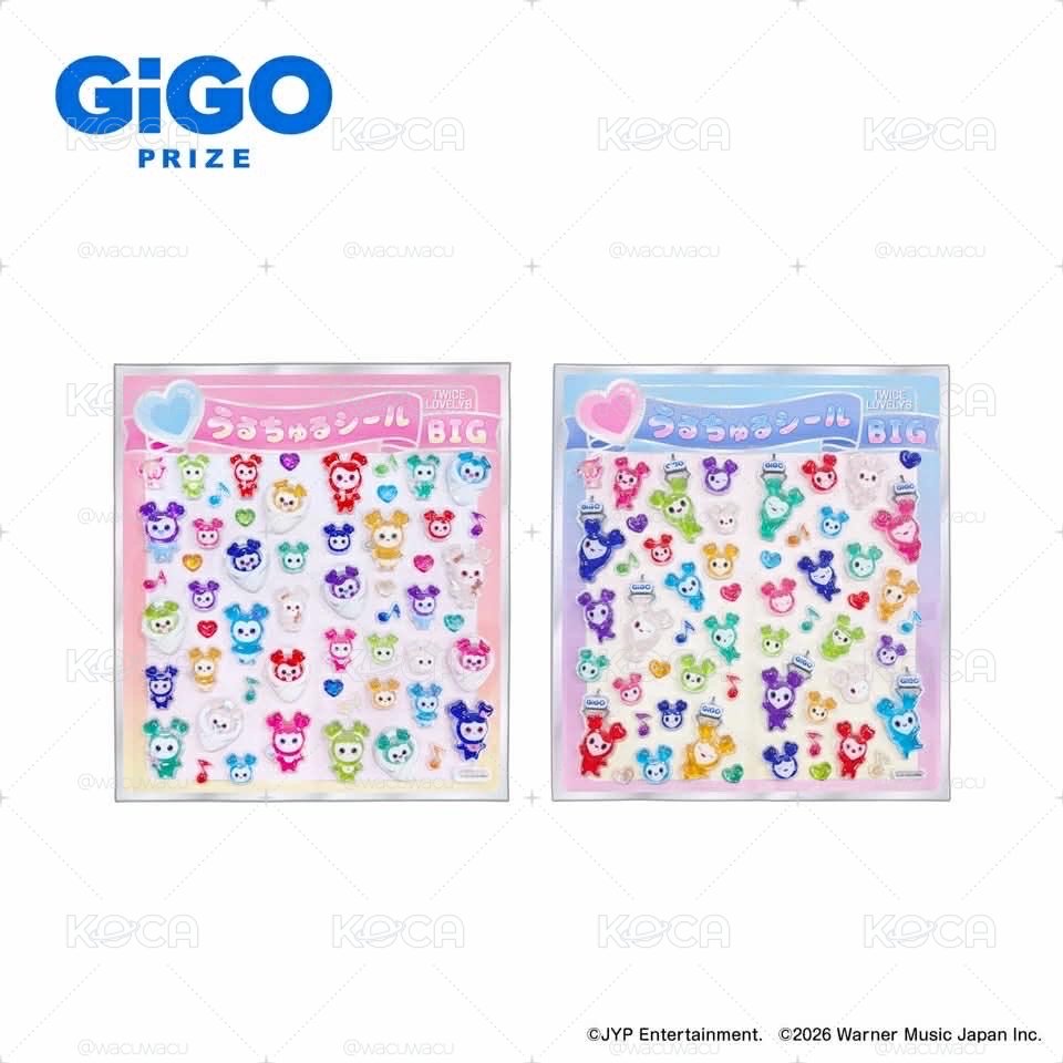 TWICE GIGO水晶貼紙
