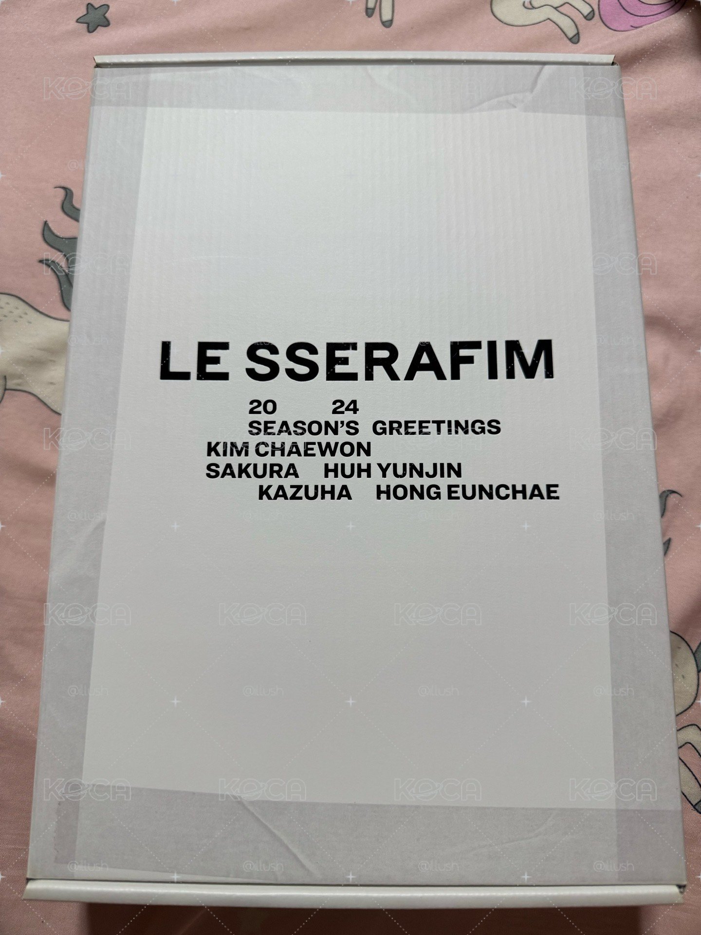 LE SSERAFIM 2024年曆 無小卡
