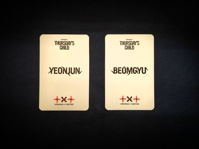 TXT 迷你四輯 END版 專輯 小卡 然竣 杋圭 圖上兩張一起售