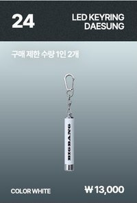 20週年媒體藝術展 DAESUNG ver. 鑰匙圈吊飾 LED