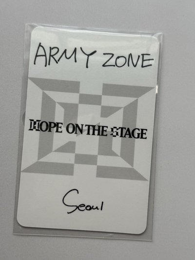 BTS 防彈少年團 j-hope HOPE ON THE STAGE 首爾場阿米粽 ARMY ZONE