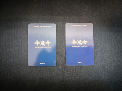 TXT 正規三輯 Reality版 專輯 小卡 然竣 杋圭 圖上兩張一起售