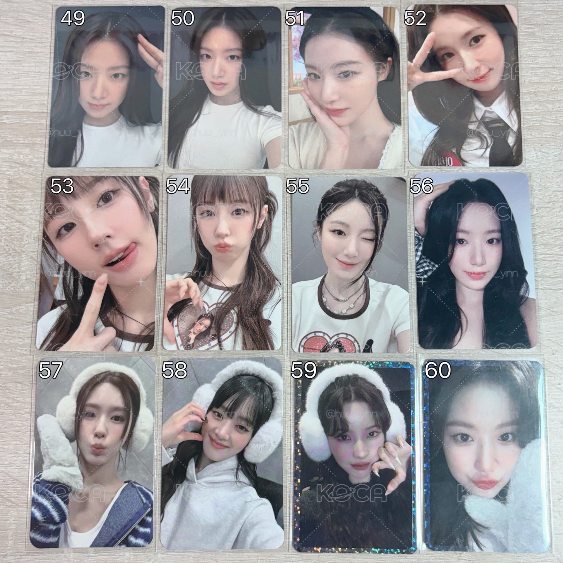 娃 i-dle 特典 滿額卡 白衣刷