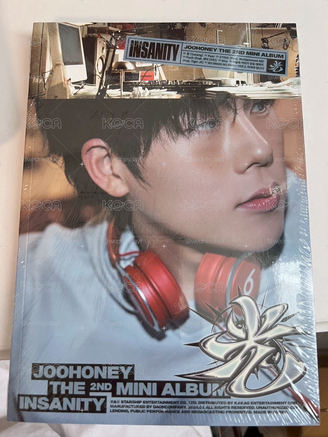 【未拆專】李周憲 JOOHONEY (MONSTA X)  迷你二輯 光 (INSANITY) 簽售專 簽售卡